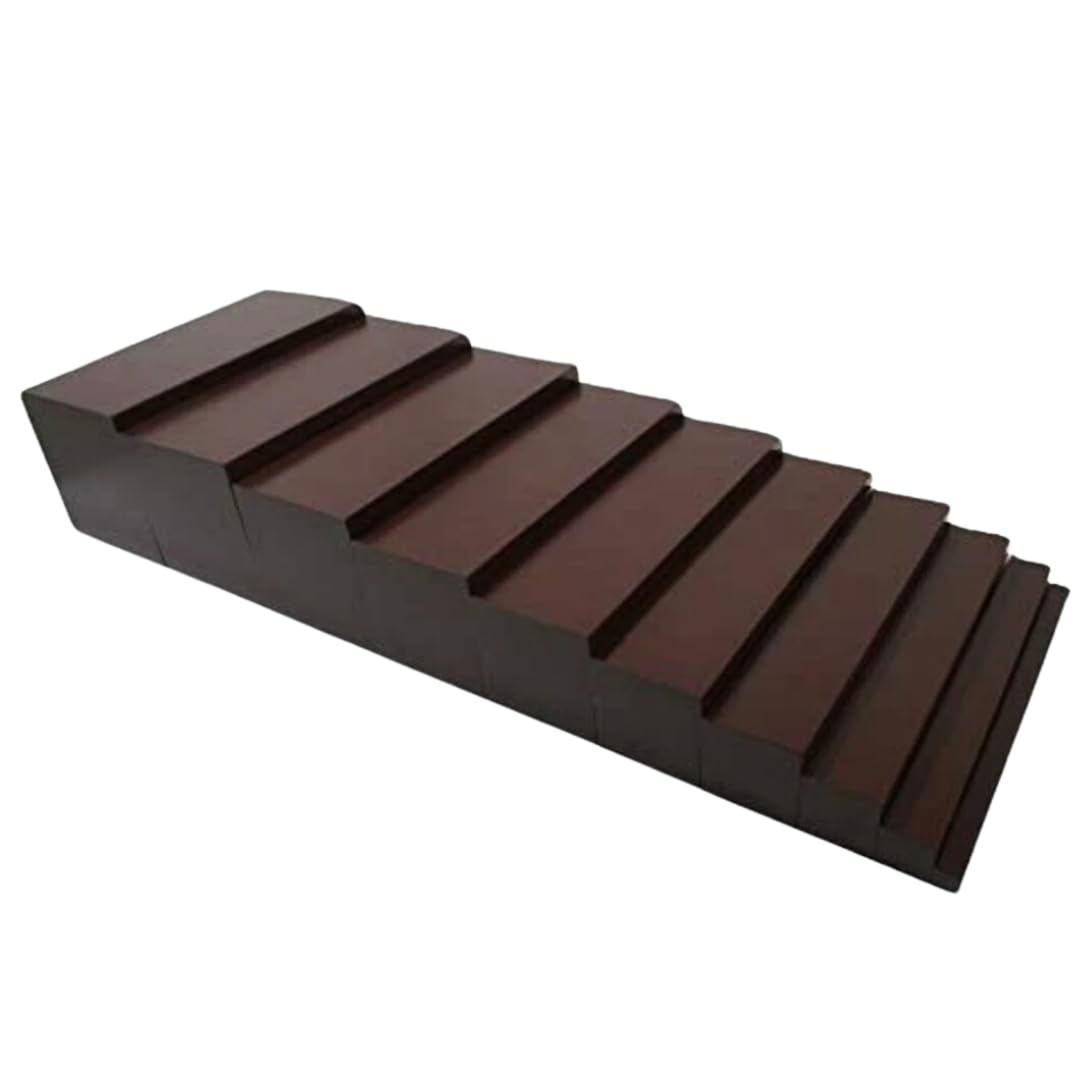 Brilla Montessori Brown Stairs: Premium Wooden Sensorial Learning Set for Kids BIS Certified Made in India Materials Early Childhood Education (B0D18RHZM3) Amazon Price History, Amazon Price Tracker