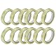 GTSE - Klebeband Transparent - 24 mm x 66 m pro Rolle - Klebeband zum Verpacken von Geschenken, für zuhause, die Schule und das Büro - 12 große Rollen