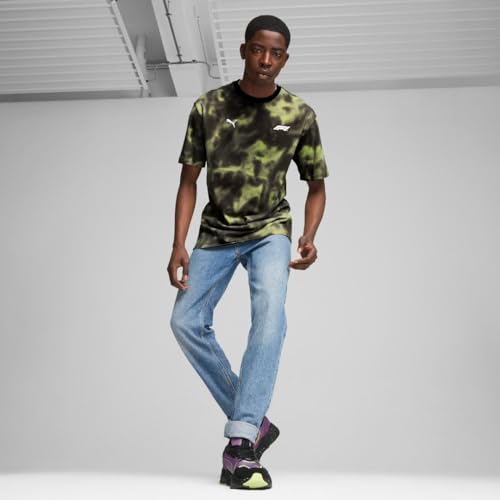 PUMA Men's Formula 1 Graphic T-Shirt, Cool Cucumber-AOP AH24, Small - image 3