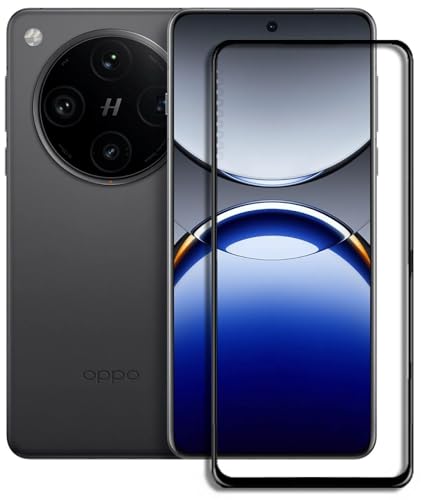 Image of Designed for OPPO Find X8 Pro 5G Tempered Glass Screen Protector Guard (Black) Full Screen Coverage with Easy Installation Kit OPPO Find X8 Pro Glass Guard (Black)