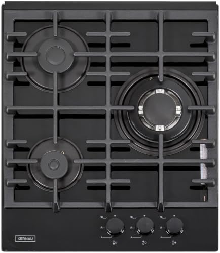 Kernau KGH 4346.1 T CI B, Encimera de gas, Black