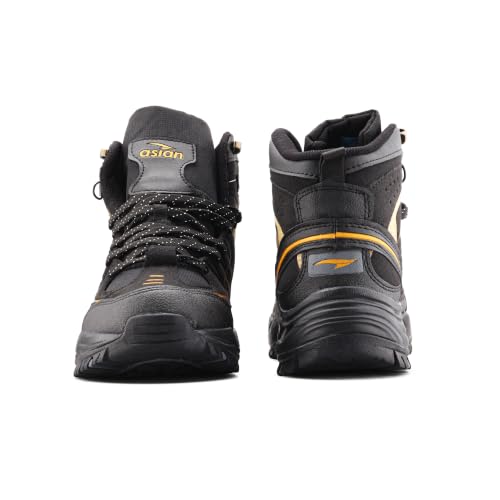 Image of ASIAN Men's Everest-22 Sports Trekking & Hiking,Walking Hi-Neck Shoes with Rubber Outsole & Memory Foam Insole Lace-Up Shoes for Men's & Boy's