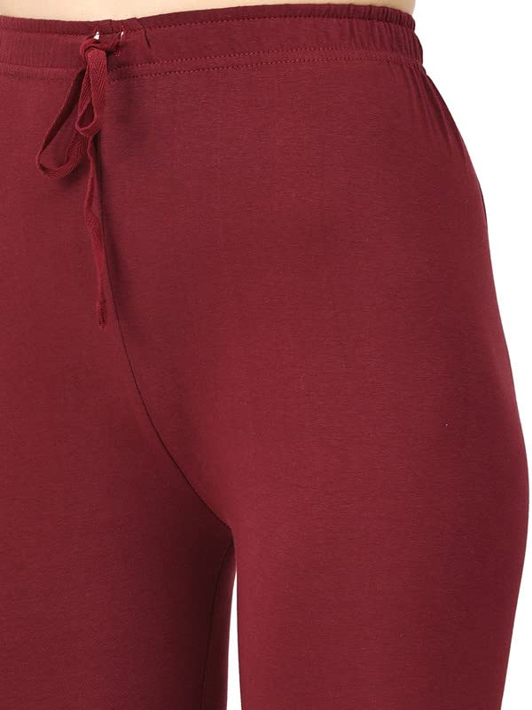 Image of Robinbosky Cotton Churidhar Leggings for Women - Stylish, Stretchable & Flattering Fit for All-Day Comfort