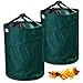 2X 170 Liter Pop-Up Gartenabfallsack Grün selbstaufstellend & stabil | Laubsack | Gartensack | Gartensäcke | Grünschnittsäcke faltbar, groß aus extrem robustem Polyester 220 g/m² (2X 170 Liter)