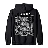 Canon 中世古代弾道デバイス 面白いヴィンテージ特許 ジップパーカー