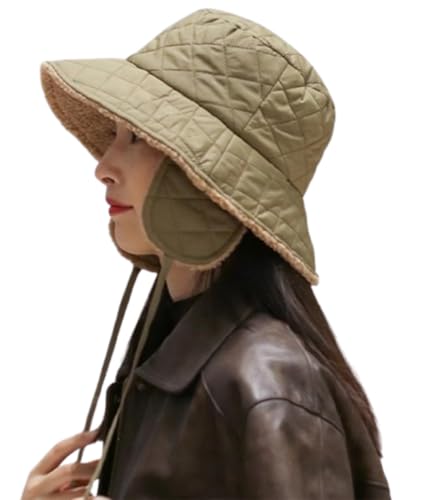 Chapeau cloche matelassé contre le froid et le vent aux oreilles