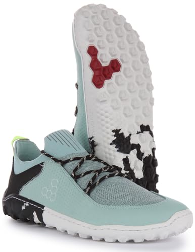 Image of Vivobarefoot Magna Forest ESG, Womens Leather And Wool Hiking Trainers With Barefoot Sole