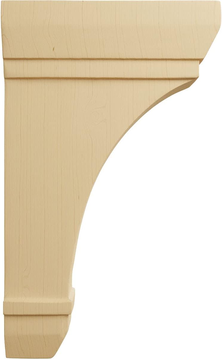 Up To 60% OFF Ekena Millwork BKT02X06X10STAL-CASE-6 Stockport Wood Bracket, 2 1/4W x 6D x 10H, Alder, 6 Piece