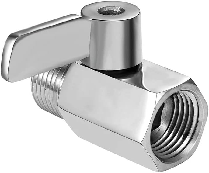 Miniatura 5 de Válvula de bola de acero inoxidable 316 de cierre de válvula de bola de 14 pulgadas NPT macho hembra conector de montaje de tubería para agua, gas,