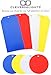 CleverDelights Yellow Plastic Tags - 4.75