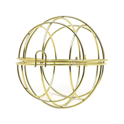 Tiardey 6 Pcs Fat Ball Holder, Metal Bird Feeder with S-Hooks, Hanging Bird Feeder for Hanging for Gardens Patios - Image 3