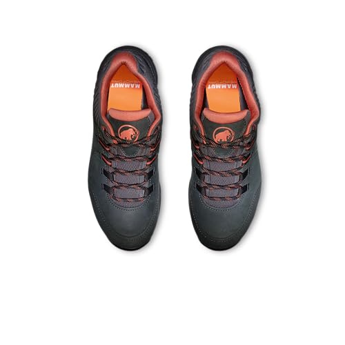 Mammut Nova IV Low GTX Women | Wanderschuhe für Damen, Wasserdichte Trekkingschuhe, Outdoor Schuhe, Bergschuhe für Hiking & Trekking, Gore-Tex Freizeitschuhe | Black-Apricot Brandy, 6