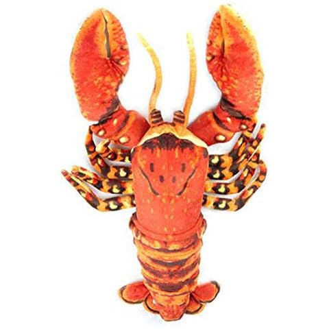 Ruzucoda Realistic Stuffed Lobster Cute Dolls Plush Animal Toys Red 12 Inches Cover