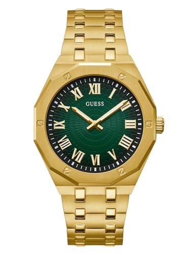 GUESS Asset Analog Watch for Men, Gold - Image 2