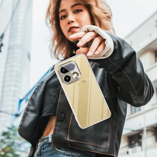Image of Jkobi Silicone Back Cover Case for Realme 16 Pro Plus 5G (Clear Shockproof Case with Camera Protection | Soft and Flexible | Transparent)