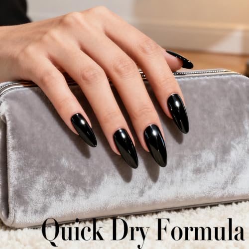 Image of AZUREBEAUTY 10ml Black Nail Polish
