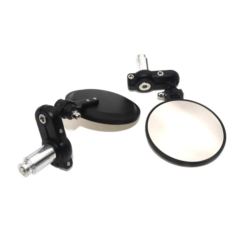 Espejo universal de motocicleta giratorio con mango de aluminio de 22mm 7