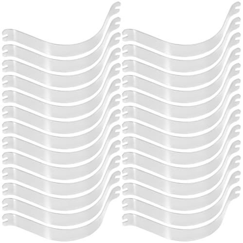 CANIGHT Herramientas para enmarcar cuadros, clips de resorte de aluminio, pack de 50, soporte invisible para arte y colgado de imágenes