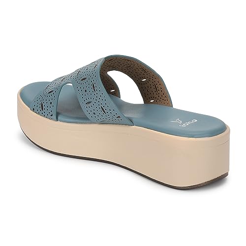 Image of YOHO Comfortable Wedges For Women | Latex Cushioning | Stylish & All Purpose | Vibrant Color | Travel Friendly | Modern Design