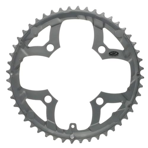 Plateau SHIMANO FC-M590 48T dote d'une denture precise grise