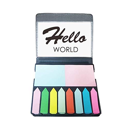 Interface de programmateur Hello World marque-page page marker box pour organiser vos notes