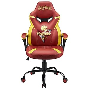 SUBSONIC Harry Potter – Junior Gamer Chair Gryffindor – Gaming Office Chair for Children and Teens- Official License