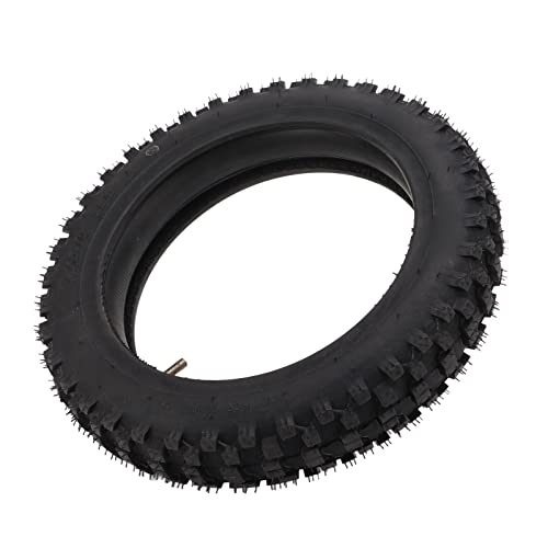 Acouto Kit de Pneus et Chambre à Air à Crampons 2.75-10 pour Pneu de Motocross Tout-terrain par Chambre à Air Tyre TubeTyre