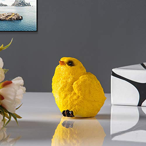 Pollo amarillo decorativo ideal como regalo novedoso para adornar el patio o salón 7