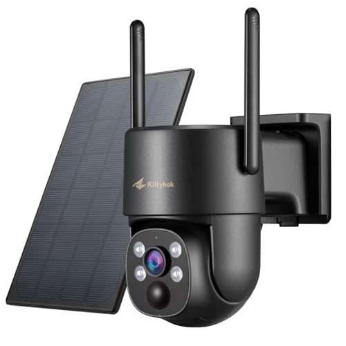 Kittyhok PT Solar Camera Security Outdoor, 2K FHD Wireless Security Camera by Kittyhok - Used condition - US$57.10
