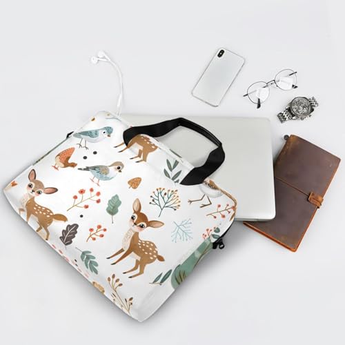 Bolsa para laptop con estampado de ciervo ALZA 13-15.6 pulg miniatura 7