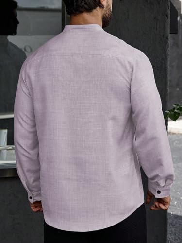 Image of TOPLOT Men's Kurta Shirt |Premium Linen Printed | Stylish Ethnic Wear | Comfortable Fit Design | Clean Look Structure | Versatile Styling | Ideal for Casual, Festive, Party (5265)