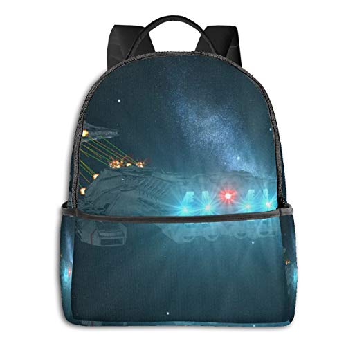 Star Trek Mochila escolar para hombres y mujeres  se adapta a una ligera bolsa de portátil