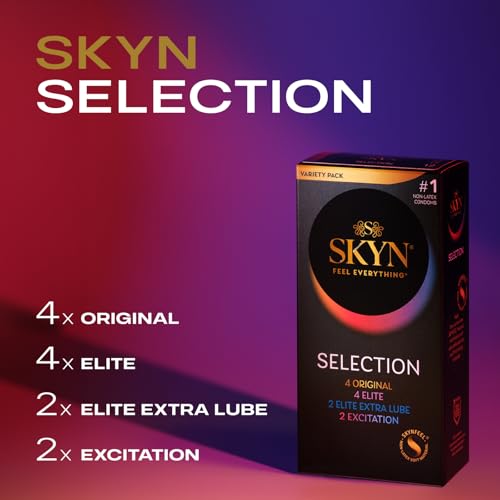 Image of SKYN Selection Latex-Free Condoms - 12 Count - New Variety Pack Includes SKYN Original, Elite, Excitation and Elite Extra Lube Condoms