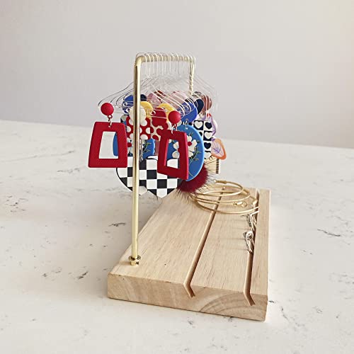 image for lemonadeus Unique Earring Hanger Rack Tabletop Jewelry Display Stand, 