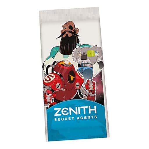 Zenith: Secret Agents, Expansión de Juego de Mesa, 2 o 4 Jugadores, por Equipos, con Amigos, Familiar, para Parejas, Juego de Cartas, Robots, Planetas, Ciencia Ficción, Idioma Español, Edad +10 Años | Ya disponible en tu tienda friki favorita! En mundofriki.es!