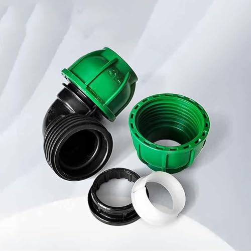 Conector rápido de curvatura para tubería grande, codo sin calor angular PE 5