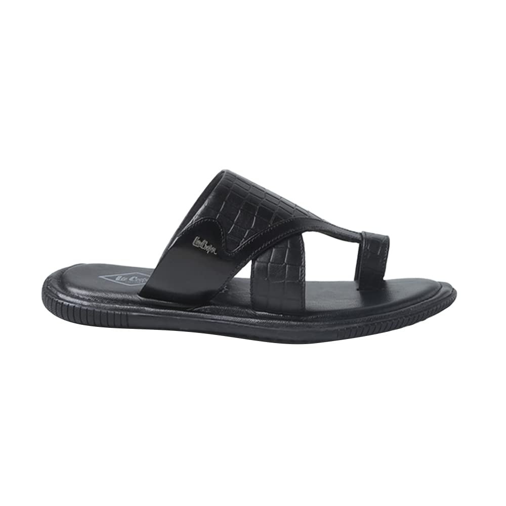 Lee Cooper Leather Regular Slipon Mens Sandals (BLACK_SIZE_45) (B0BS66KTPD) Amazon Price History, Amazon Price Tracker
