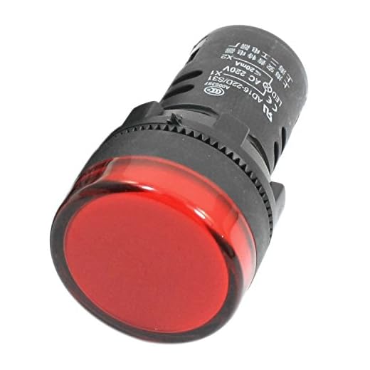 Lampara piloto de senal - SODIAL(R)AD16-22D/S 21mm Lampara piloto de senal de plastico LED roja de rosca AC220V 2Pzs