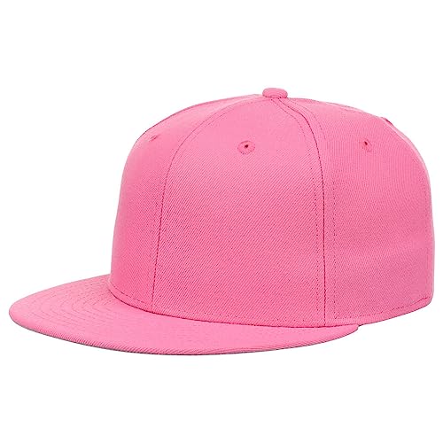 Image of Lids Blank Premium Full Court w /Colored Under Visor Fitted Cap