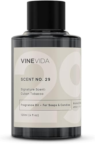 VINEVIDA Aceite de fragancia de tabaco cubano para hacer velas aceite de fragancia a granel 4 onzas
