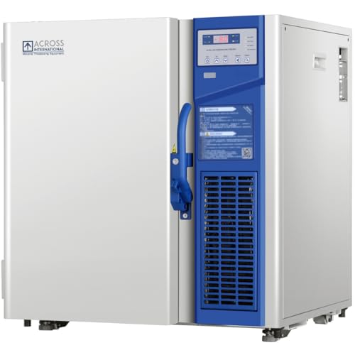 Across International Ultra Low Temperature Freezer 4 Cu Ft /100L -86°C, Lab Freezer, Laboratory Sample Storage,Lab Refrigerators, UL certified 110V Stackable, with lock, 2 year full service