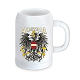 Höhe 138 mm, Ø 98 mm, ca. 790 Gramm - Fassungsvermögen ca. 500 ml also ideal für den Biergarten, fürs Grillfest oder die Pause im Büro oder am Arbeitsplatz. ;-) - Und das schöne dabei ist, der Beschenkte hat den Krug immer bei sich als ewige Erinnerung.