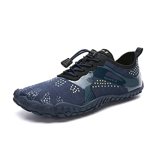 Treer Zapatos de Agua para Hombre Zapatos Deportes Acuáticos Barefoot Shoes Unisex-Adulto Mujer Zapatillas Exterior Minimalistas Antideslizante y Secado Rápido Zapatos