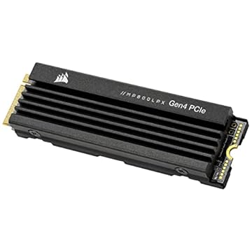 SSD Corsair MP600 PRO LPX - 1TB, M.2 NVMe, Leitura 7100MB/s, Gravação 5800MB/s - CSSD-F1000GBMP600PLP