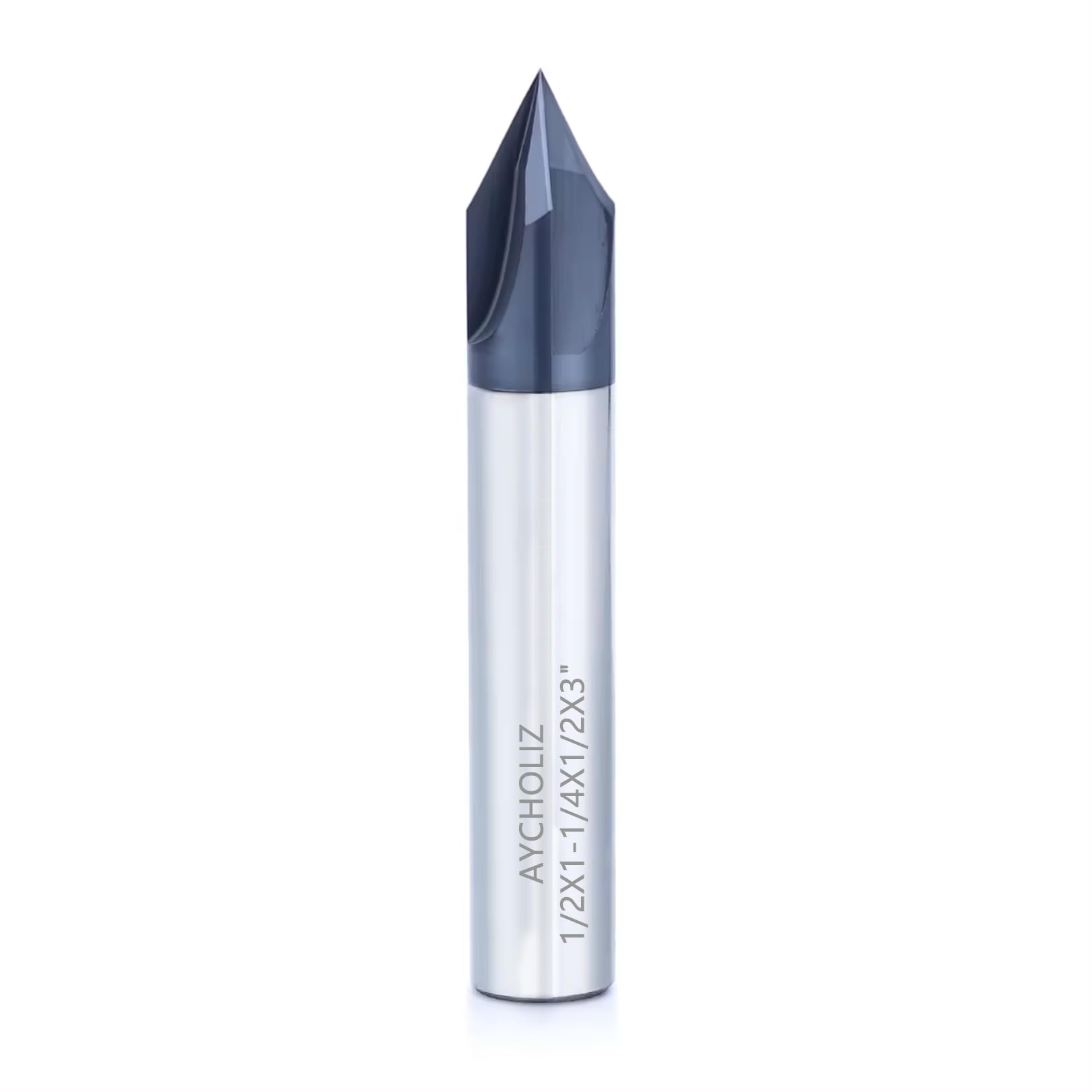 Carbide Chamfer End Mill - 90 Degree, AlTiN Coated -11