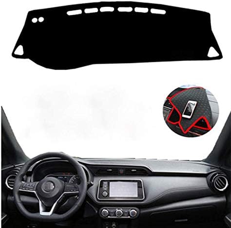 Miniatura 2 de Protector de salpicadero para salpicadero, protector solar compatible con Nissan Kicks 2018 2019 2020 2021 2022 2023