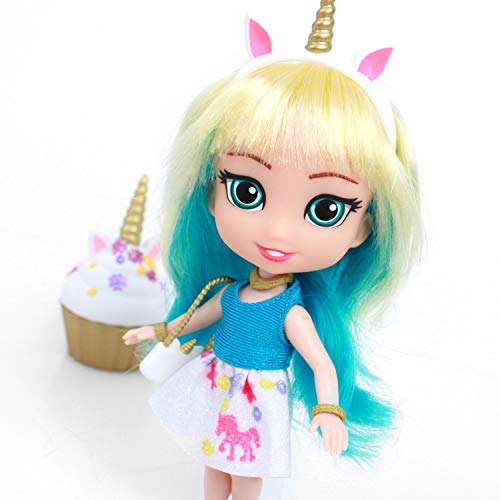 The Loyal Subjects Emma muñeca con cupcake 5.5 pulg miniatura 4
