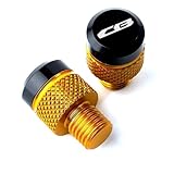 Générique Bouchon de Trou de rétroviseur CNC for Moto, Compatible avec CB500X CB650R CB1000R CB650F CB600F CB500F CB1100 CB1000R