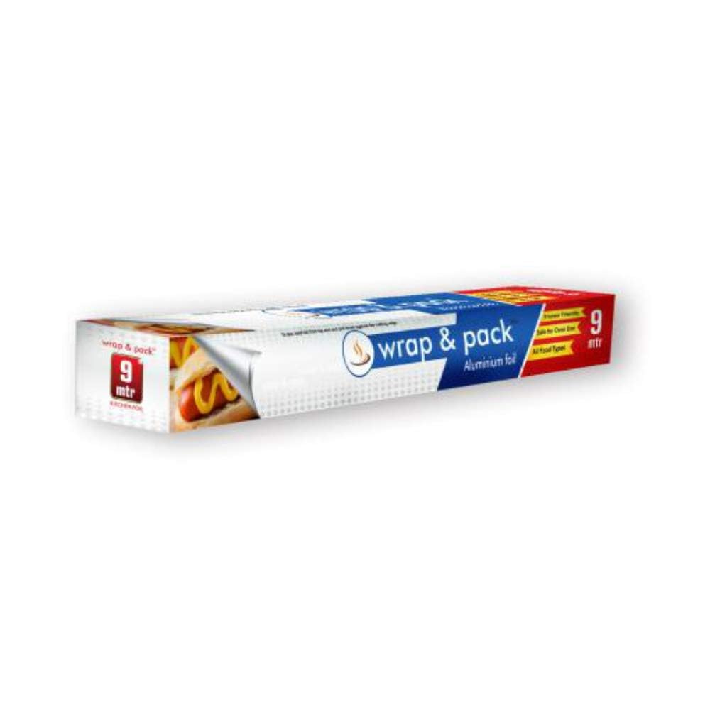 Aluminium Foil for Food Packing, Cooking, Baking | Silver Foil for Kitchen Use| Foil Paper for Food Wrap 11 Microns Thickness 9 Meter-image-41