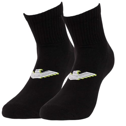 Emporio Armani Men's Basic 2 Pack Eagle Ankle Sock3